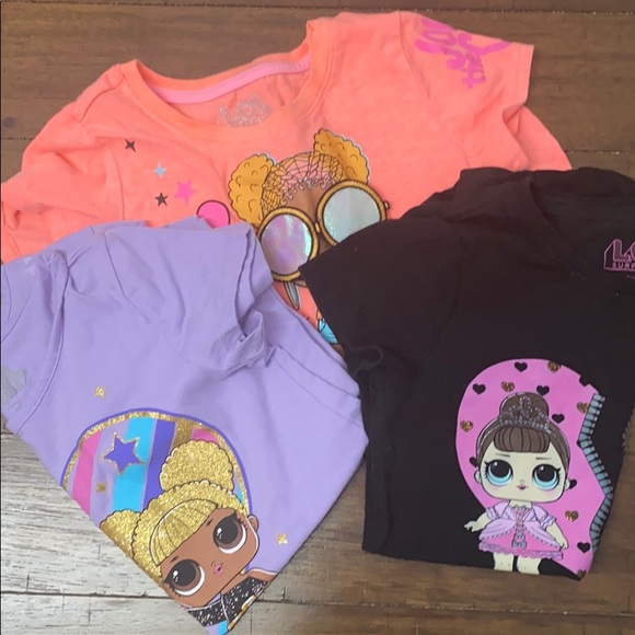 LOL Surprise Other - LOL Surprise Girl Shirt Bundle Size 7/8